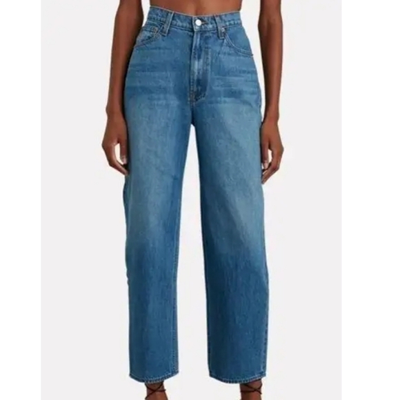 MOTHER Size 29 High Waist Double Stack Ankle Straight Jeans Delicious Memories - Picture 3 of 12